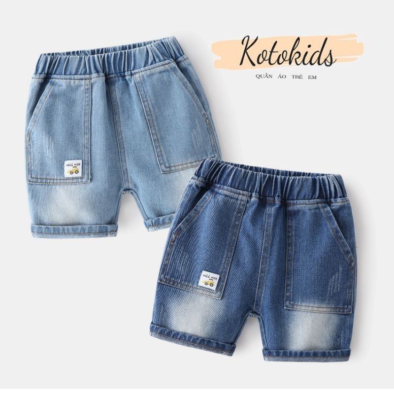 Cái mới Quần Short Jean cho bé Wellkids quần bò chất mềm cho bé KZ3217