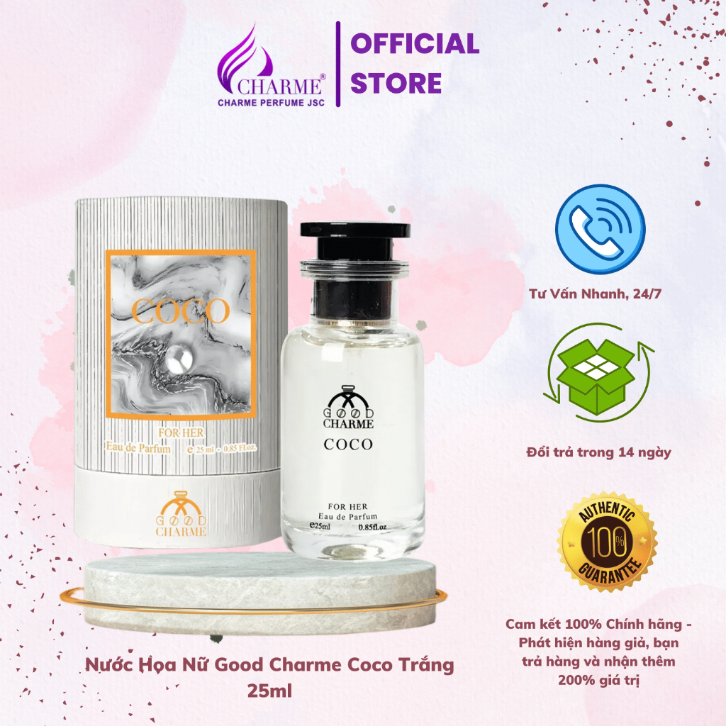 Nước Hoa Nữ Good Charme Coco Trắng 25ml