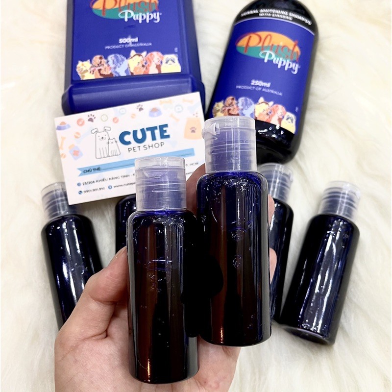 Sữa tắm plush puppy cho chó mèo chai 100ml