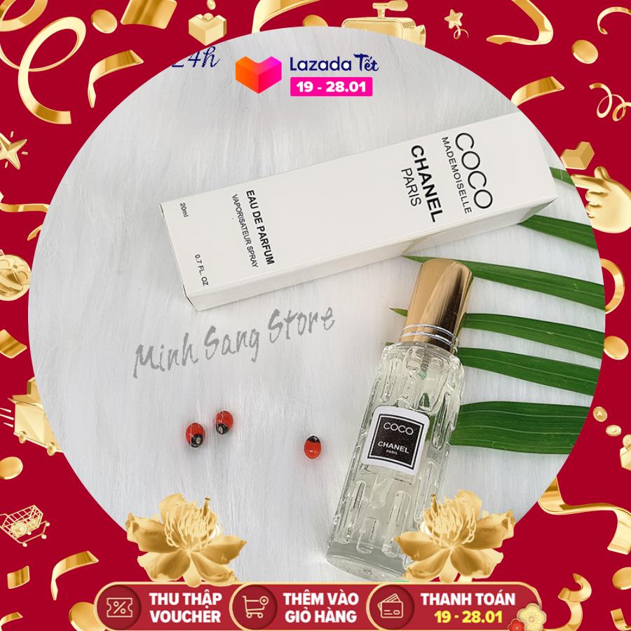 [HCM]NƯỚC HOA NỮ MINI 20ML COCO TRẮNG 20ML CHIẾT PHÁP LƯU 6-12H