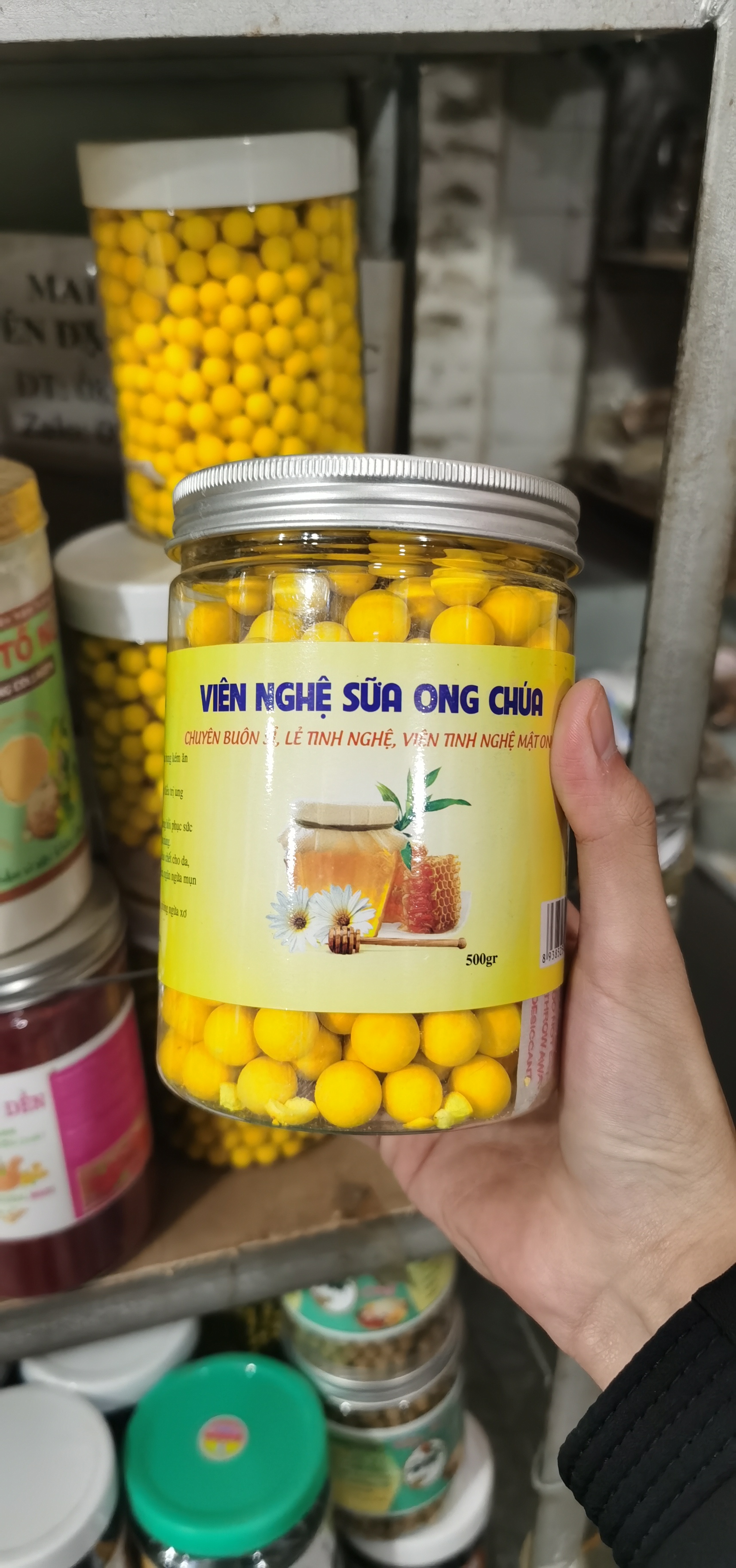 Viên Nghệ Sữa Ong Chúa - Nguyên chất, Đẹp Da, Tăng Cân Giảm Cân (Hộp 500gr) - Đặc Sản 27