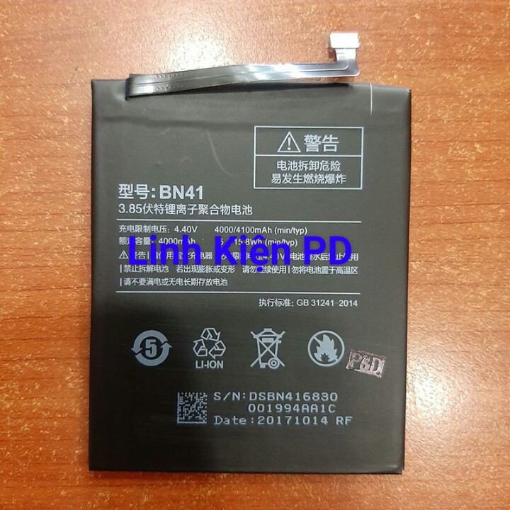 Pin dành cho Xiaomi Redmi Note 4 BN41 [ PHIÊN BẢN 64GB ]