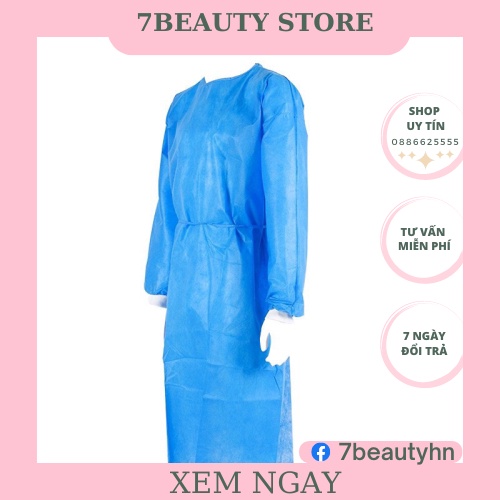 Áo Bảo Hộ Y Tế Dùng Trong Phun Xăm,Spa