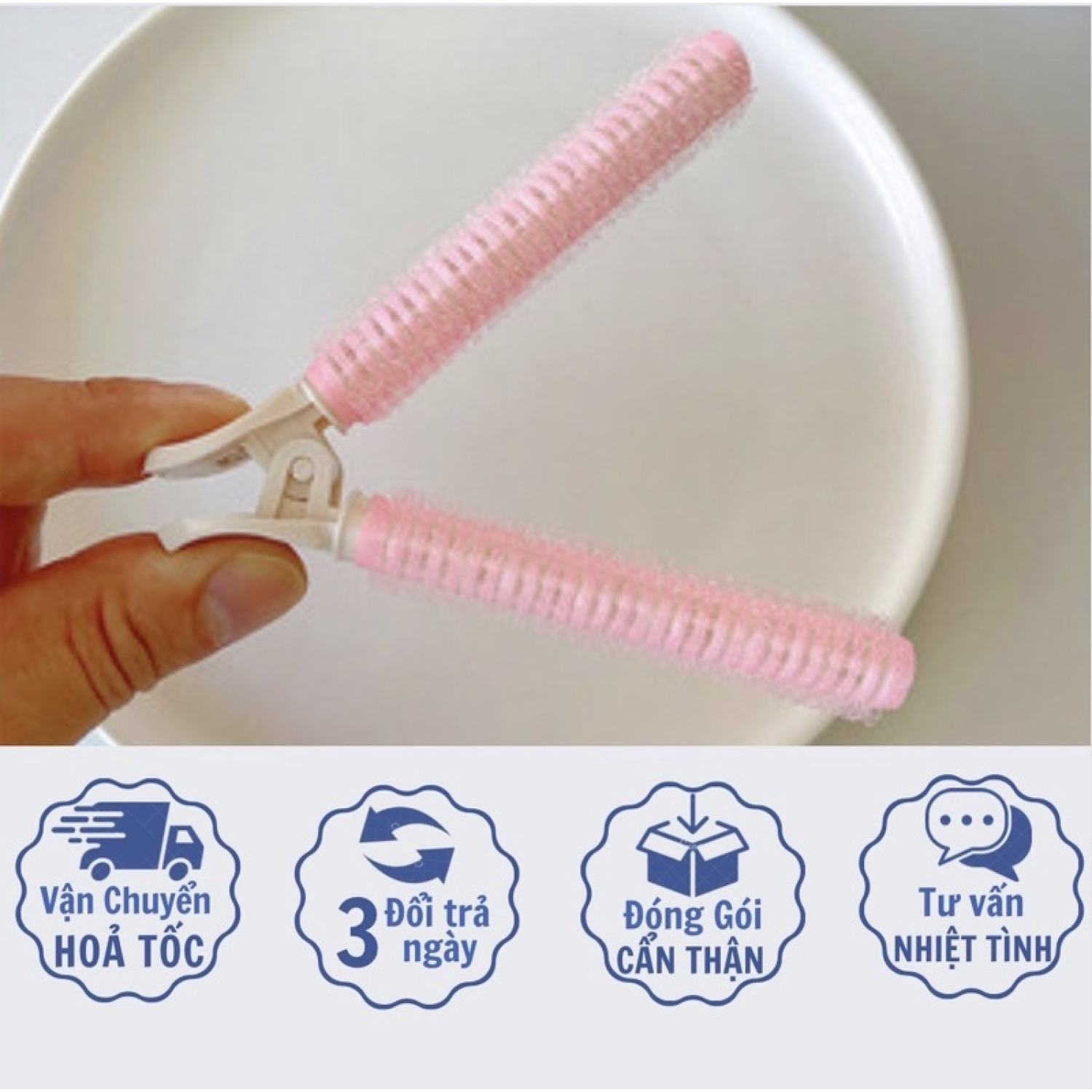 Kẹp uốn phồng chân tóc mái phong cách Hàn Quốc KBSP018