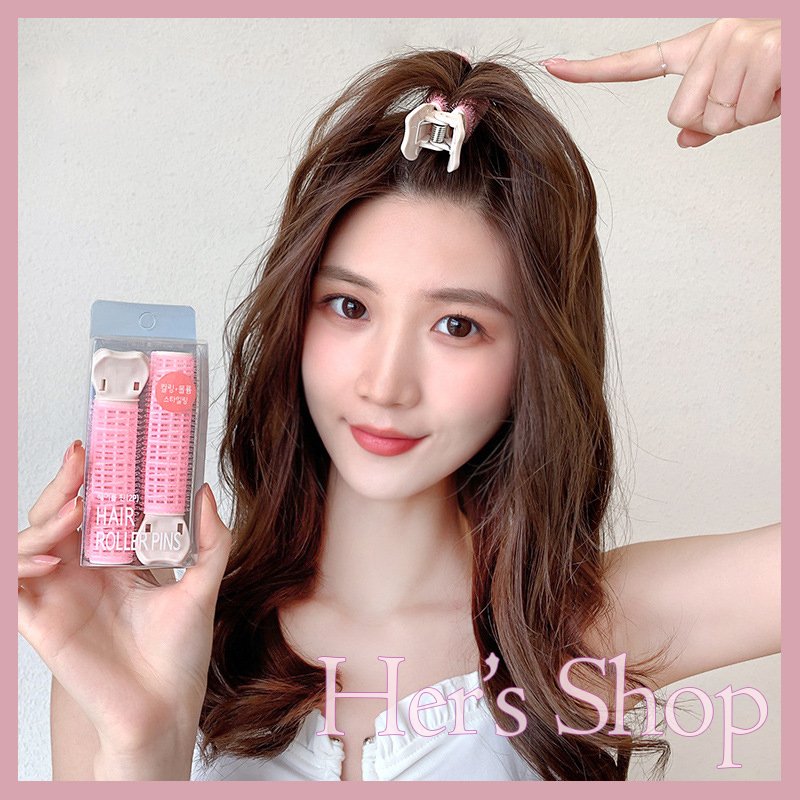Set 2 Kẹp Làm Phồng Chân Tóc Uốn Tóc Tự Nhiên Phong Cách Hàn Quốc