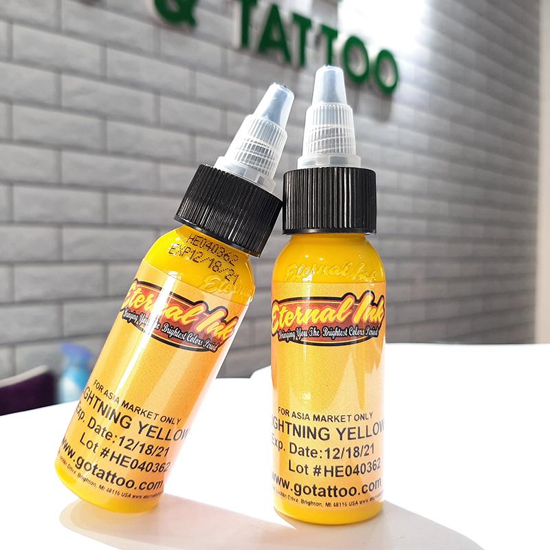 MỰC XĂM HÌNH ENTERNAL INK LIGHTNING YELLOW 30ML