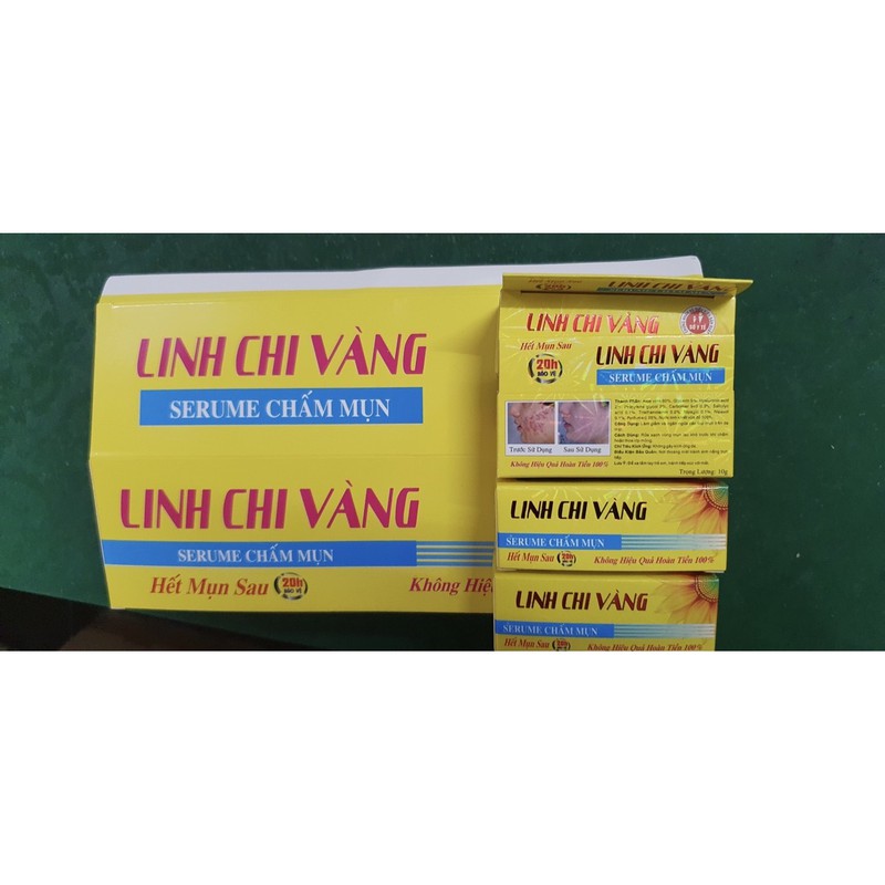 Serum chấm mụn Linh Chi Vàng
