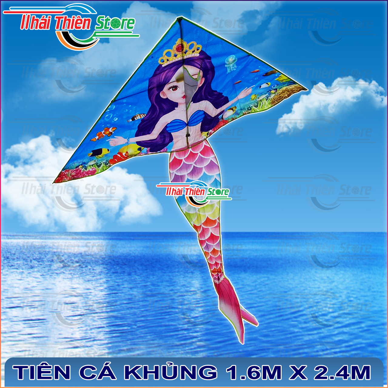 Diều Nàng Tiên Cá Khổng Lồ