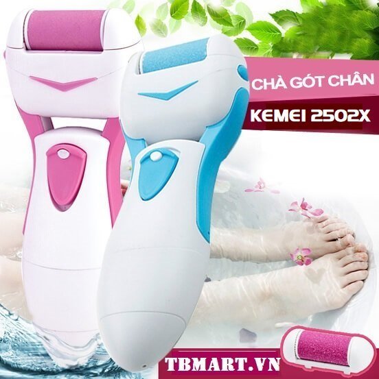 cạo gót chân kemei