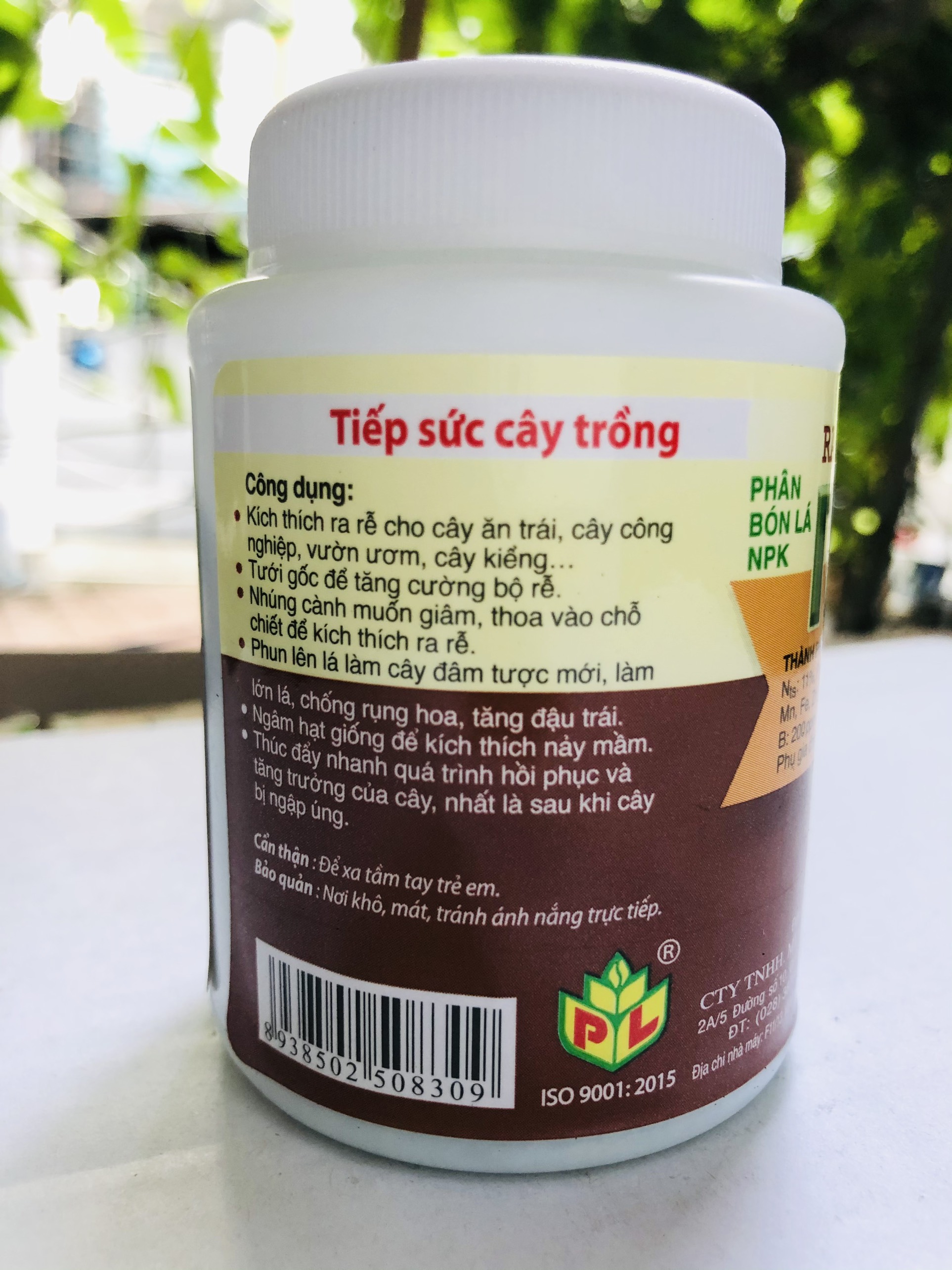 NbM - PHÂN BÓN LÁ RA RỄ CỰC MẠNH