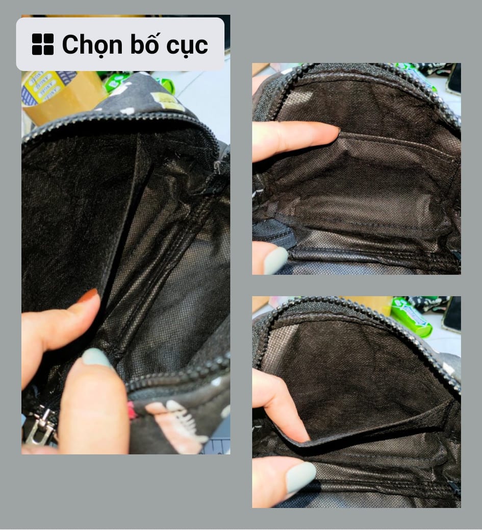 hộp bút vải full black