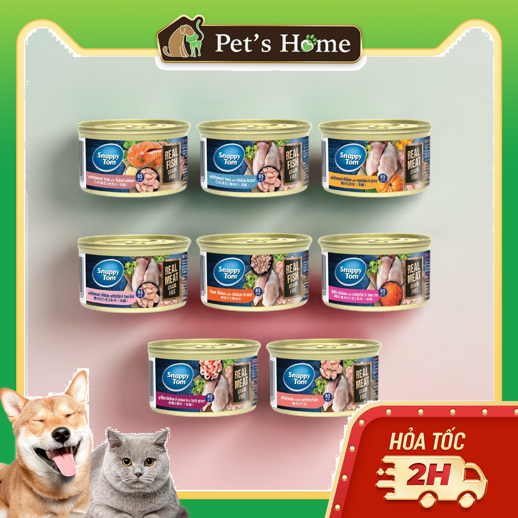 Pate Snappy Tom Gourmet Premium Cho Mèo Mọi Lứa Tuổi (85g)