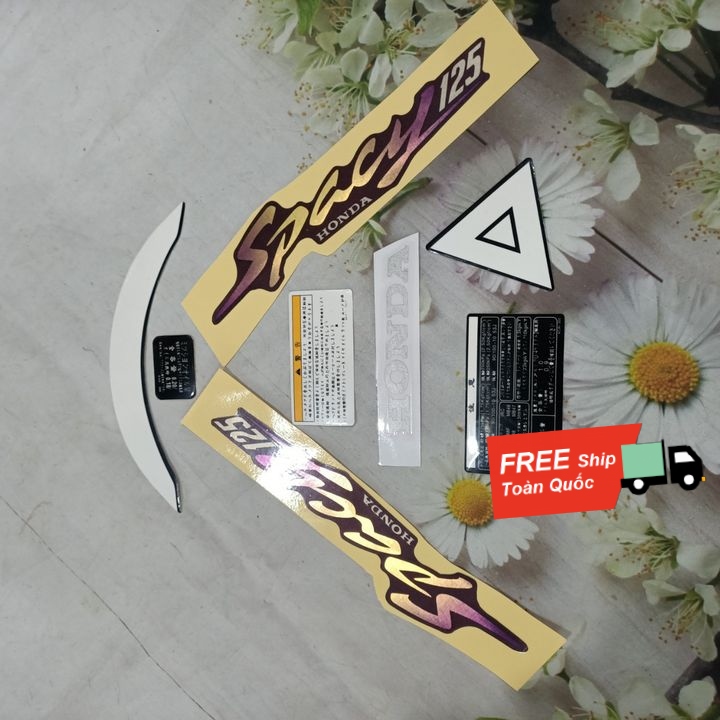 [MIỄN SHIP] Tem dán trang trí xe SPACY 125