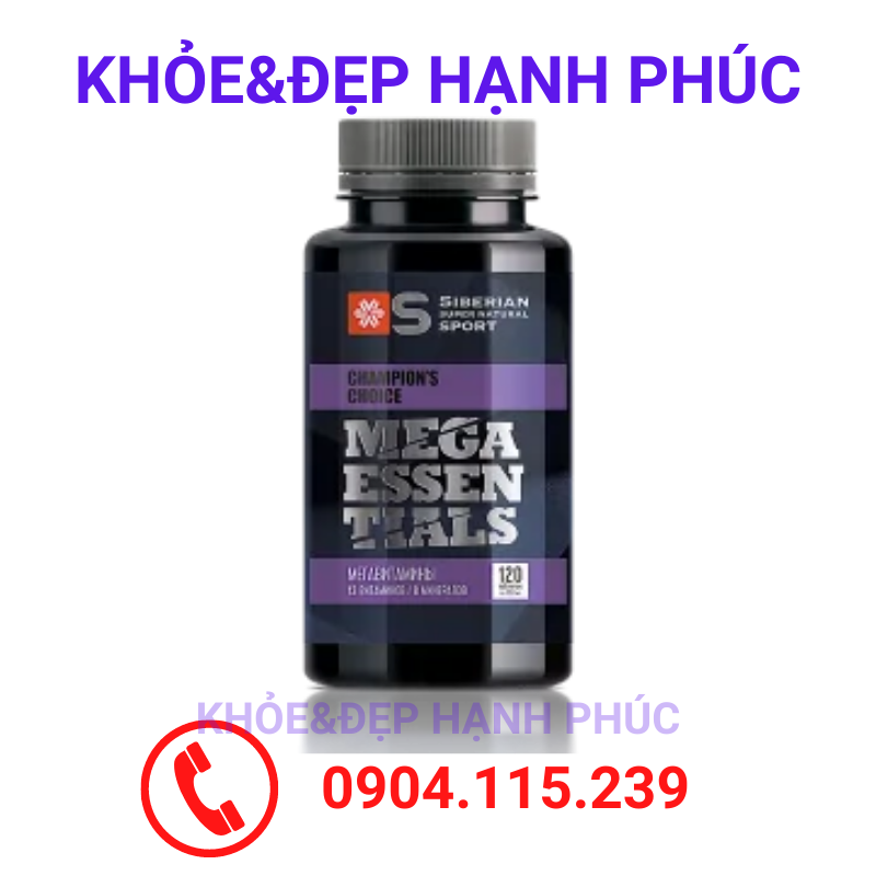 Super Natural Sport Mega Essentials – 120 viên/lọ