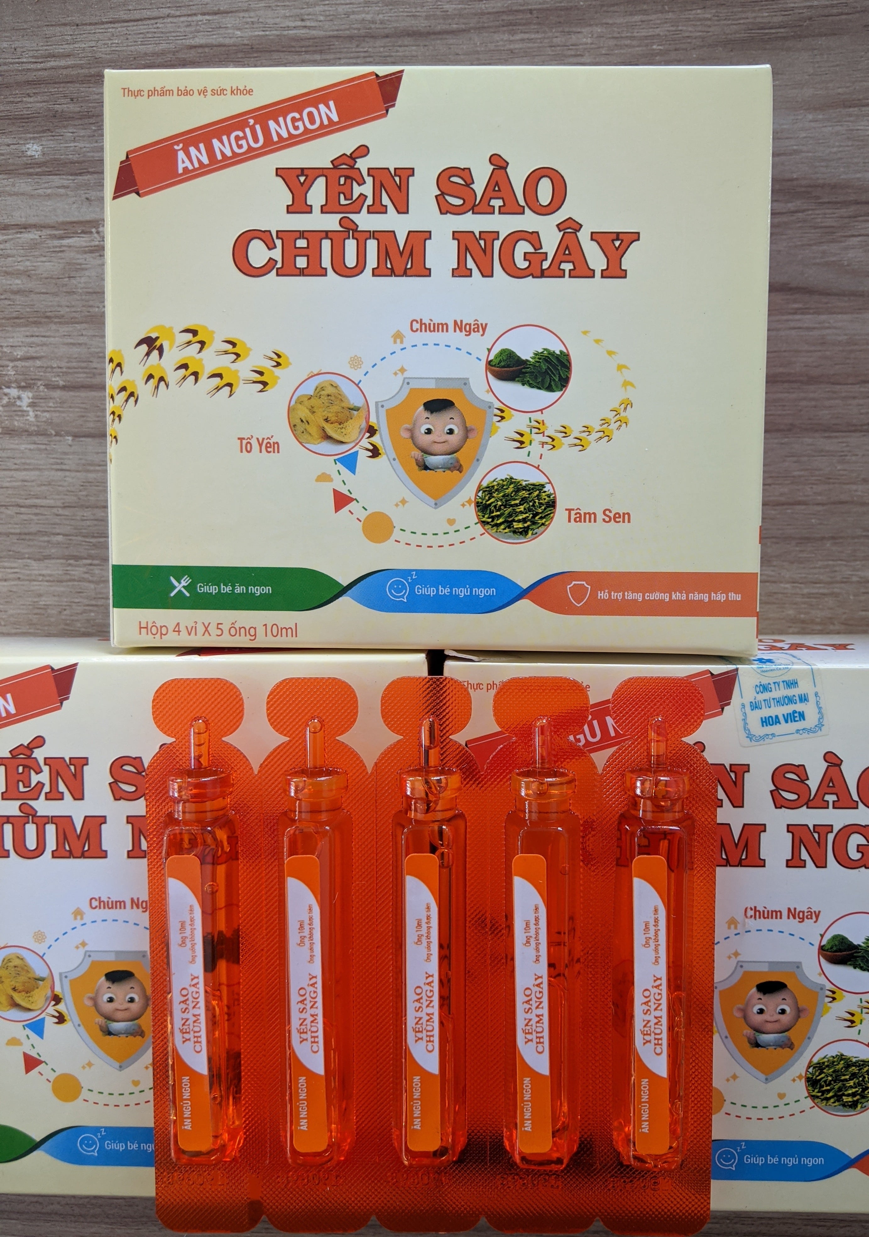 Ăn ngủ ngon yến sào chùm ngây