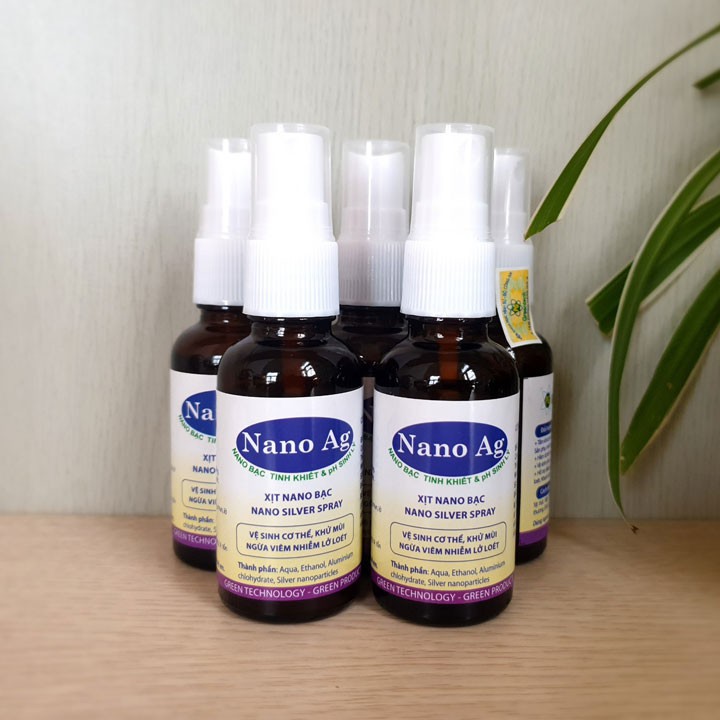 Nano bạc khử mùi cơ thể PG Greentech 30ml