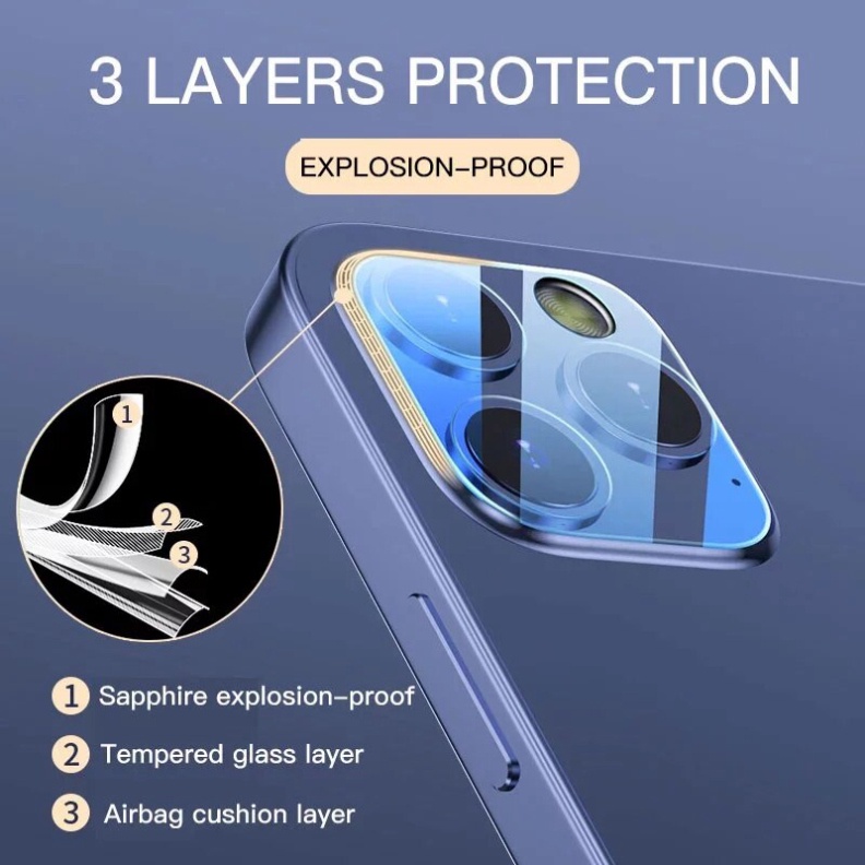 Kính cường lực IPhone bảo vệ camera sau cho IPhone 13 14 Pro Max