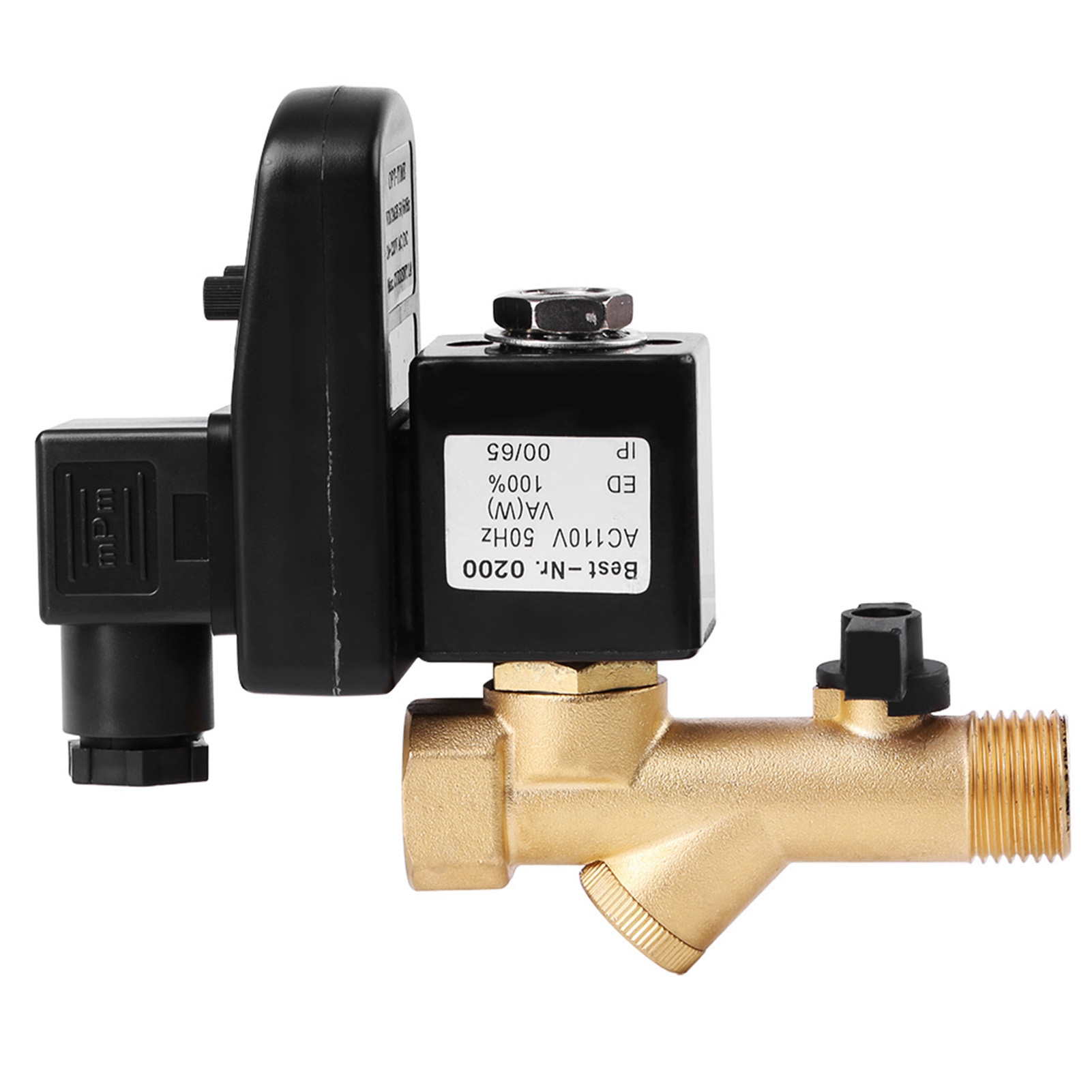 G1/2 DN15 Automatic Electronic Timed Drain Valve for Air Compressor Condensate Management