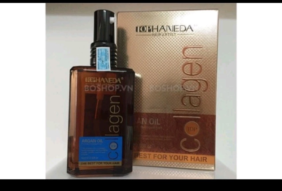 TINH DẦU DƯỠNG TÓC KHÔ YẾU HANEDA COLLAGEN ARGAN 60ML