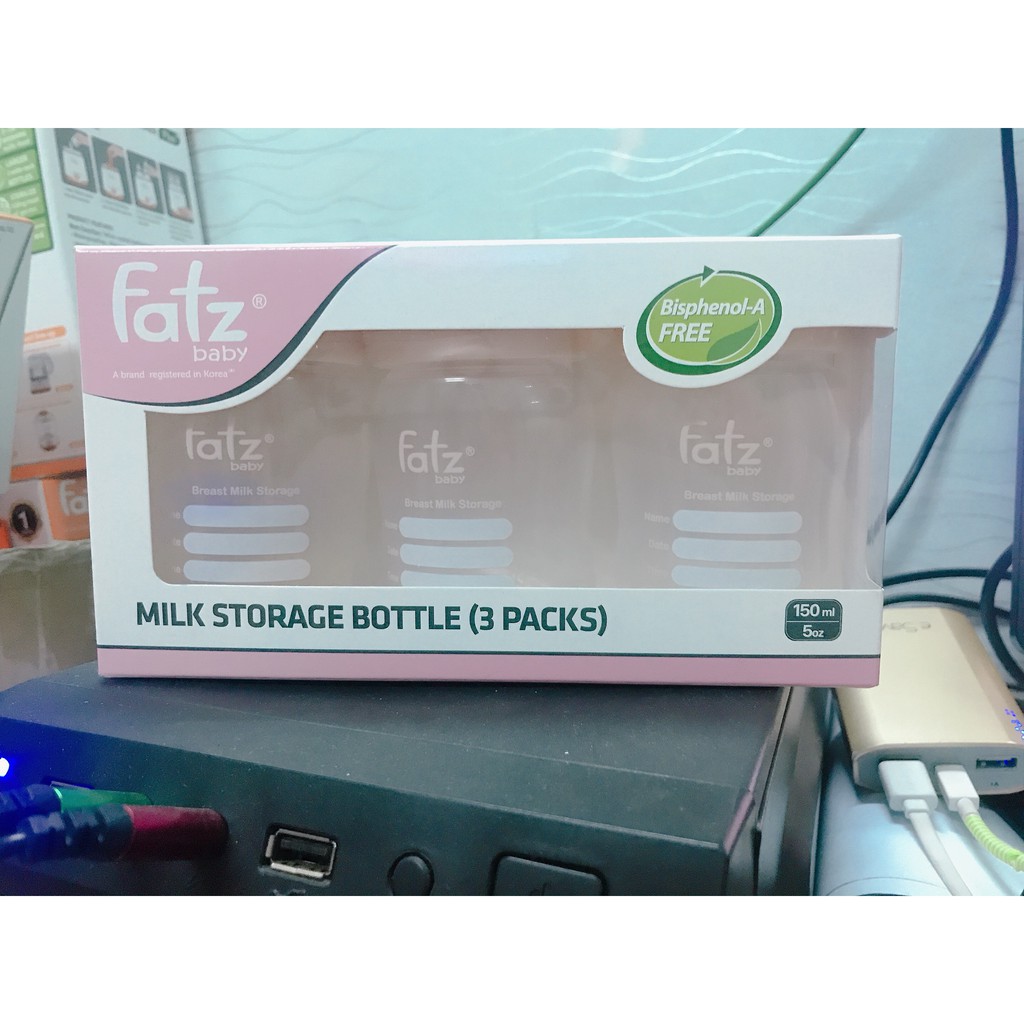 Bộ 3 bình trữ sữa 150ml FB0120N