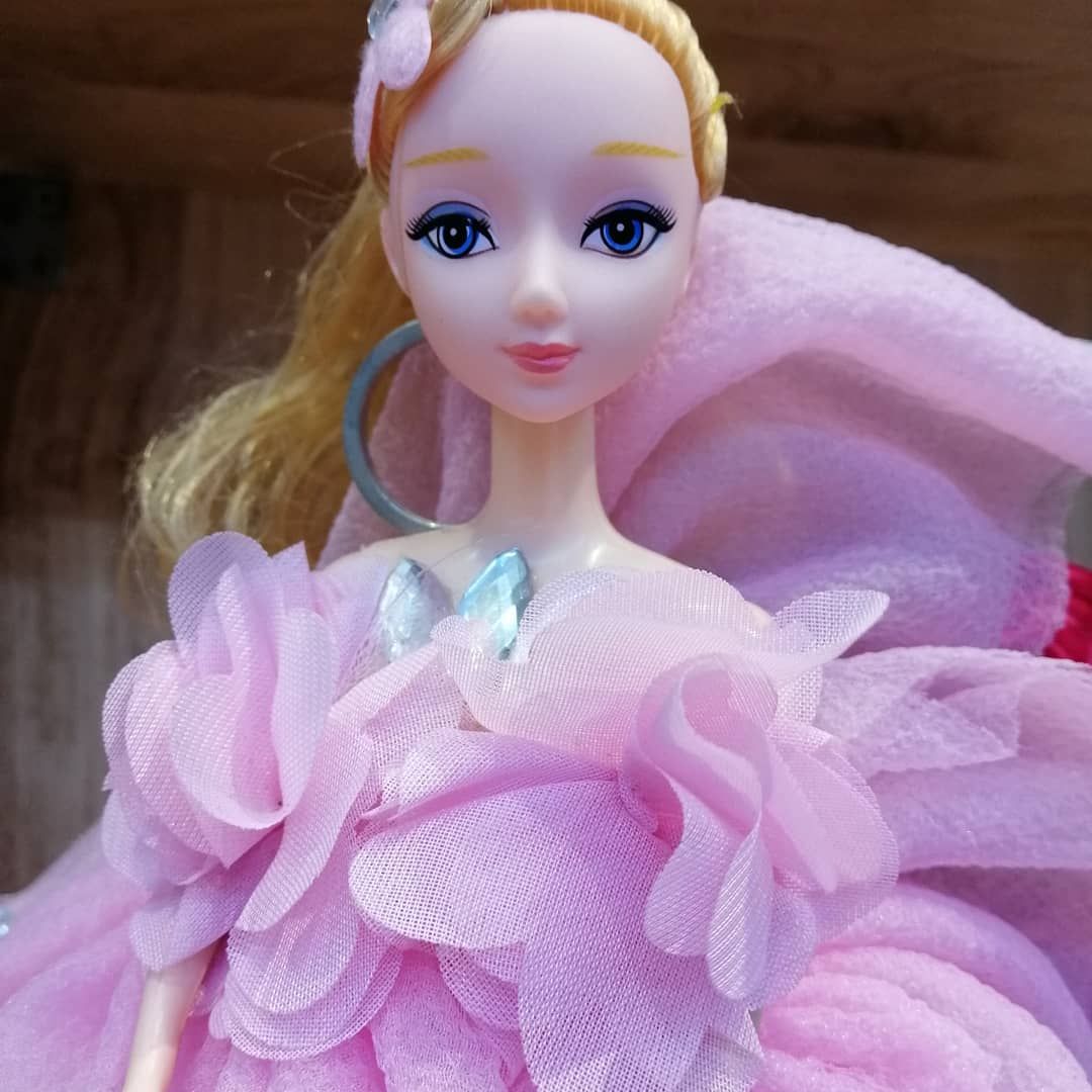 BÚP BÊ VÁY HỒNG SIZE 30CM