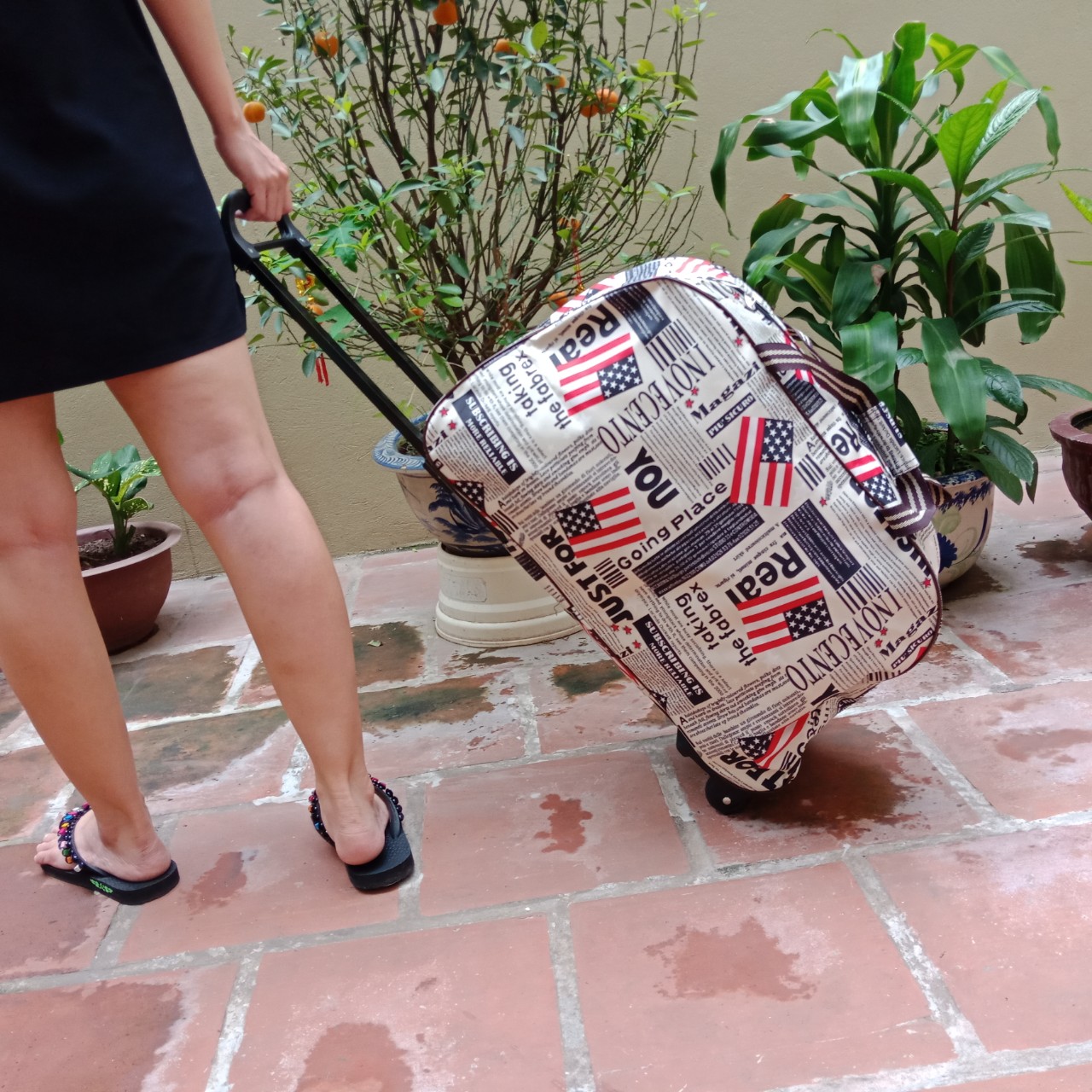 [HCM]Túi du lịch có bánh xe kéo tiện dụng