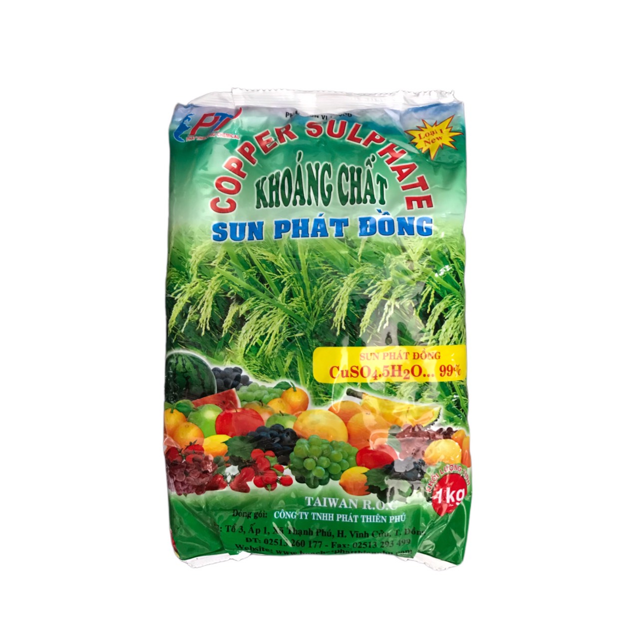 Sun phát đồng CuSO4.5H2O 99% 1kg