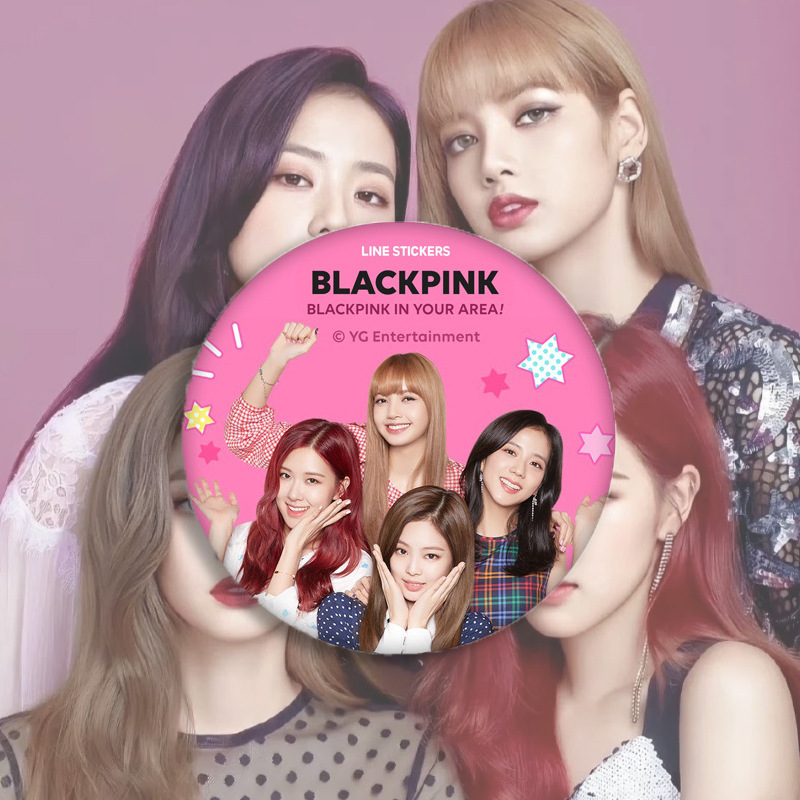 Huy hiệu BlackPink ghim cài áo balo túi hình Thần Tượng Kpop