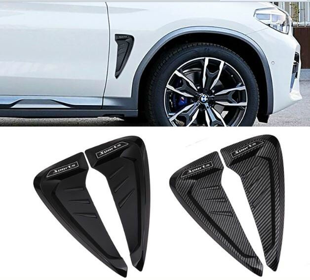 Bộ 02 Mang Cá Sport Giả Hốc Gió Trang Trí Xe