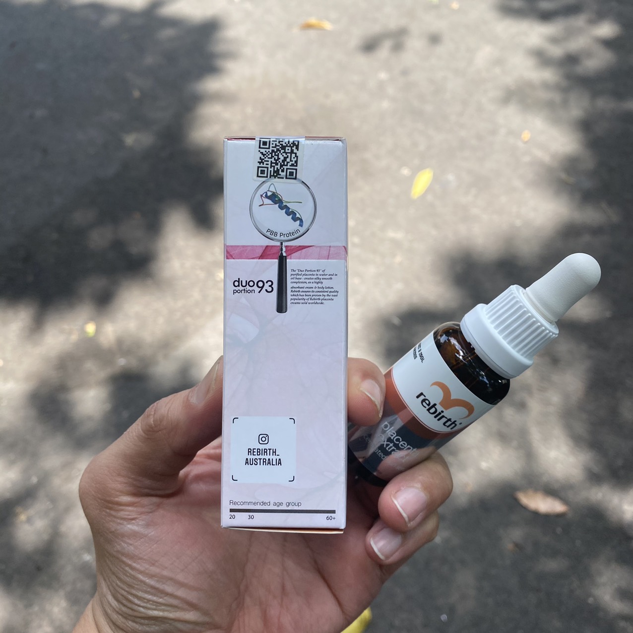 Serum làm mờ nám tàn nhang giảm thâm Nhau Thai Cừu Đậm Đặc 45% Rebirth Placenta Extract Concentrate 25ml