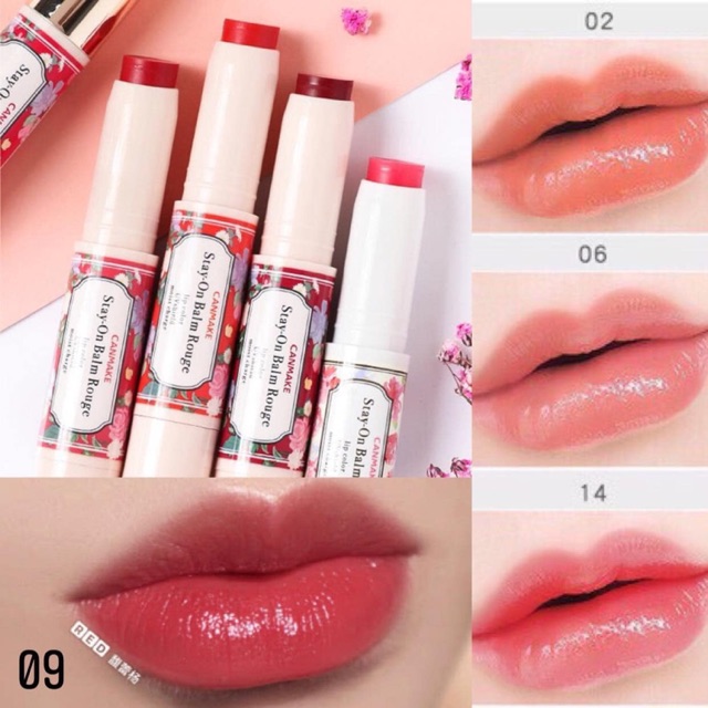 Son Dưỡng Có Màu Canmake Stay On Balm Rouge