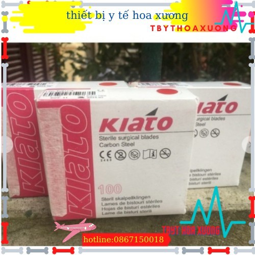 Lưỡi dao mổ kiato số 20 dùng cho cán dao số 3