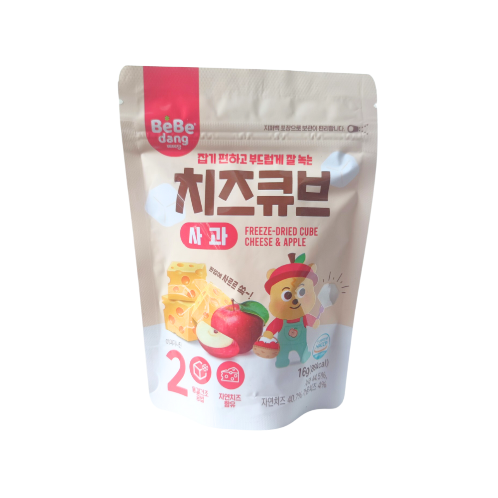 Phô mai trái cây khô sấy lạnh Bebedang Hàn Quốc cho bé từ 10 tháng ăn dặm. Date 2025 - Sweet Baby House