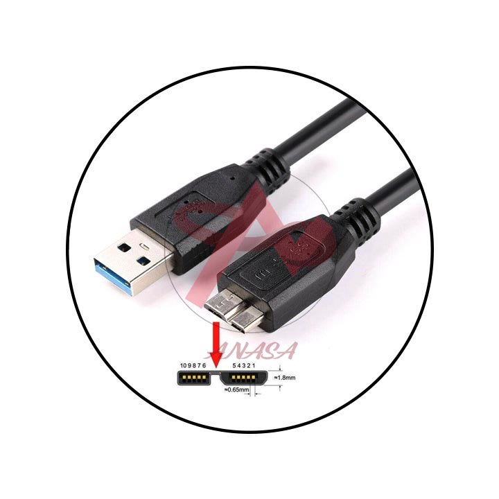 Dây Cáp USB Dùng Cho HDD Box - Ổ Cứng Di Động