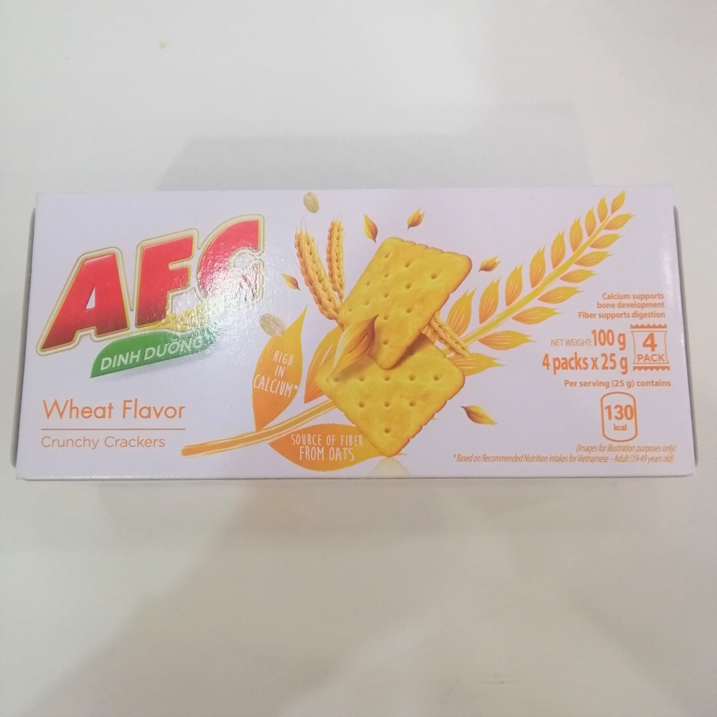Afc Nutrition Wheat Flavor Cracker (Box of 86g)