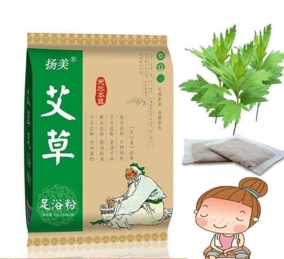 Gói 100 túi ngâm chân thảo dược