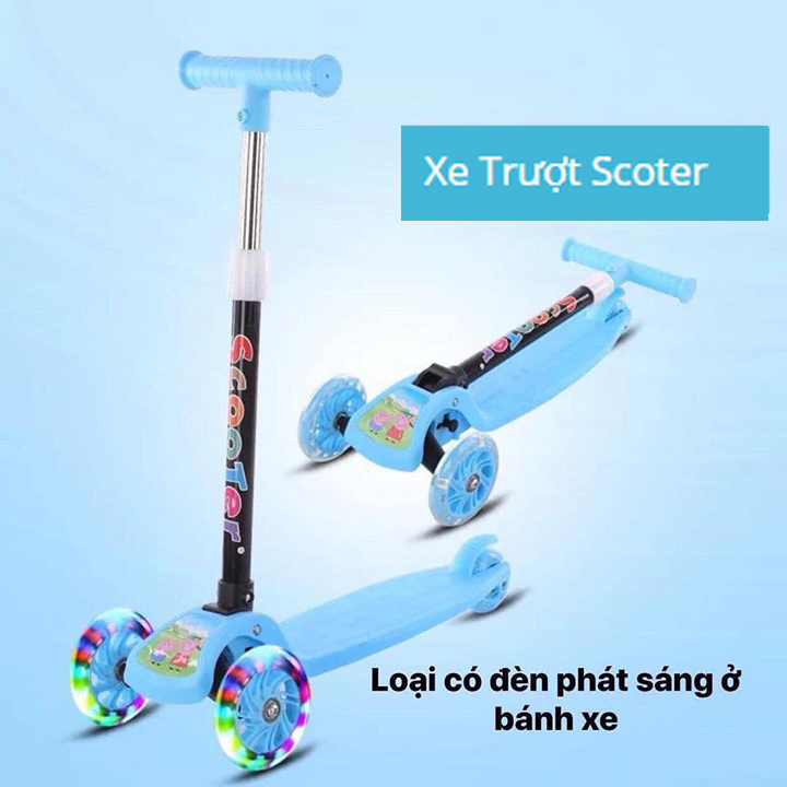 Xe Trượt Scoter 3 Bánh Cho Bé