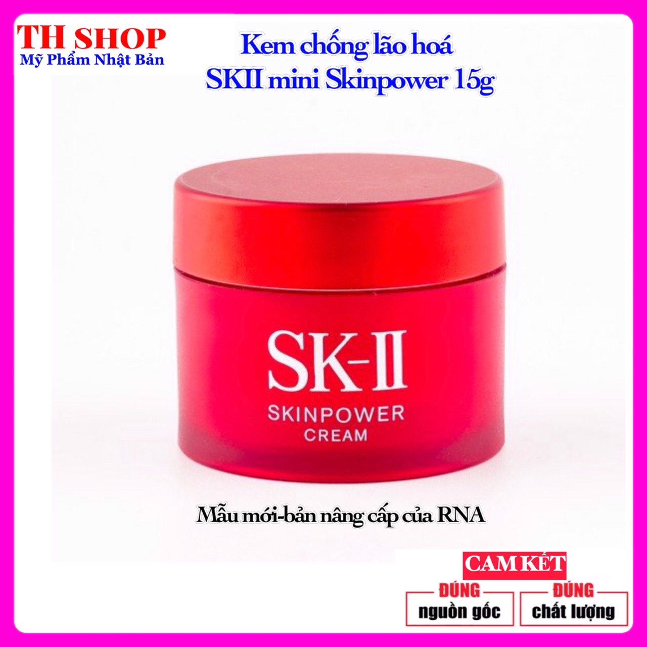 [HCM]Kem dưỡng da chống lão hóa SKII mini Skinpower Cream 15g Nhật Bản cho làn da mịn màng trẻ hóa cấp ẩm
