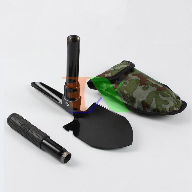 Shovel folding travel multifunction 5 in 1 , shovel phượt, shovel gardening