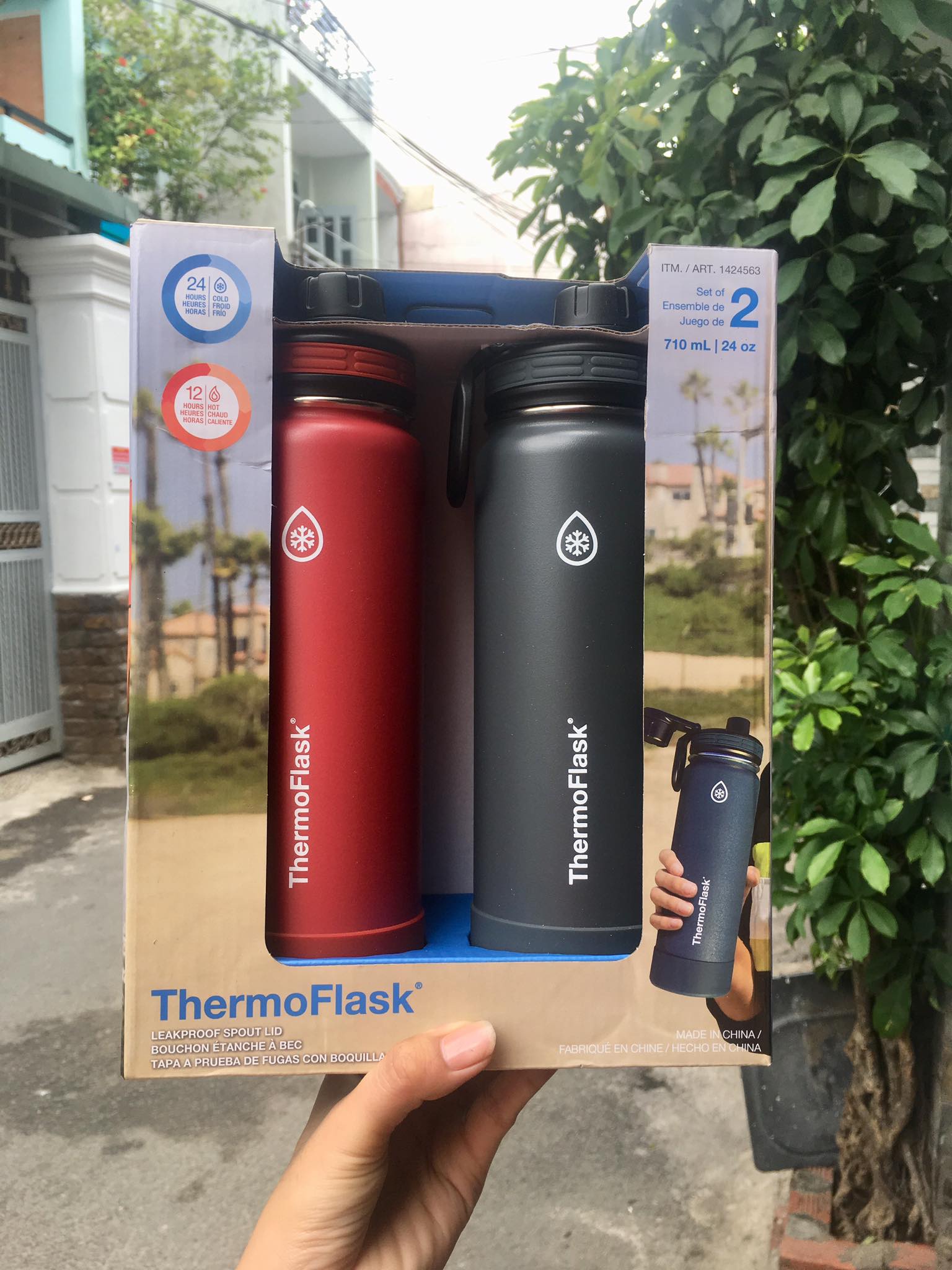 Bình giữ nhiệt ThermoFlask 710ml ( loại 1 nắp và 2 nắp)