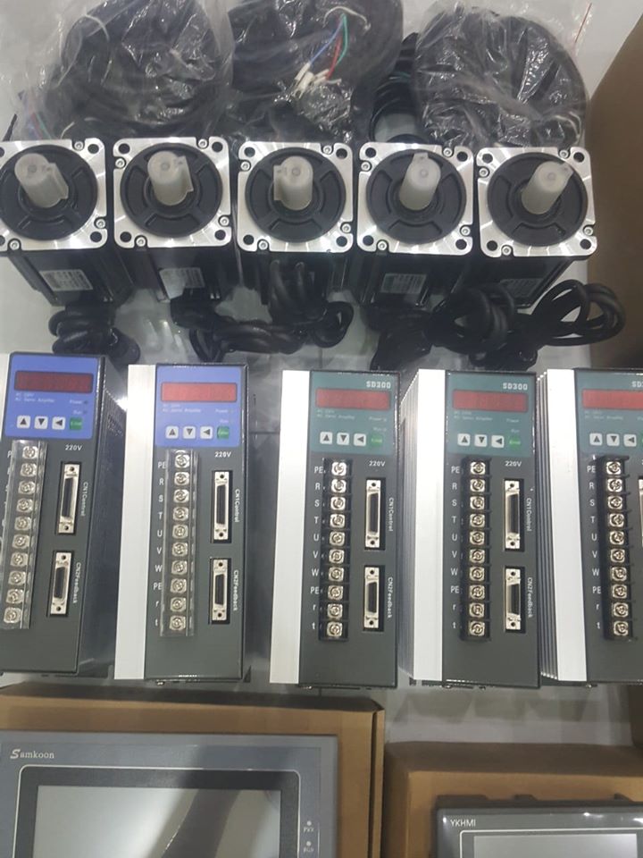 Combo bộ động cơ AC servo 750W