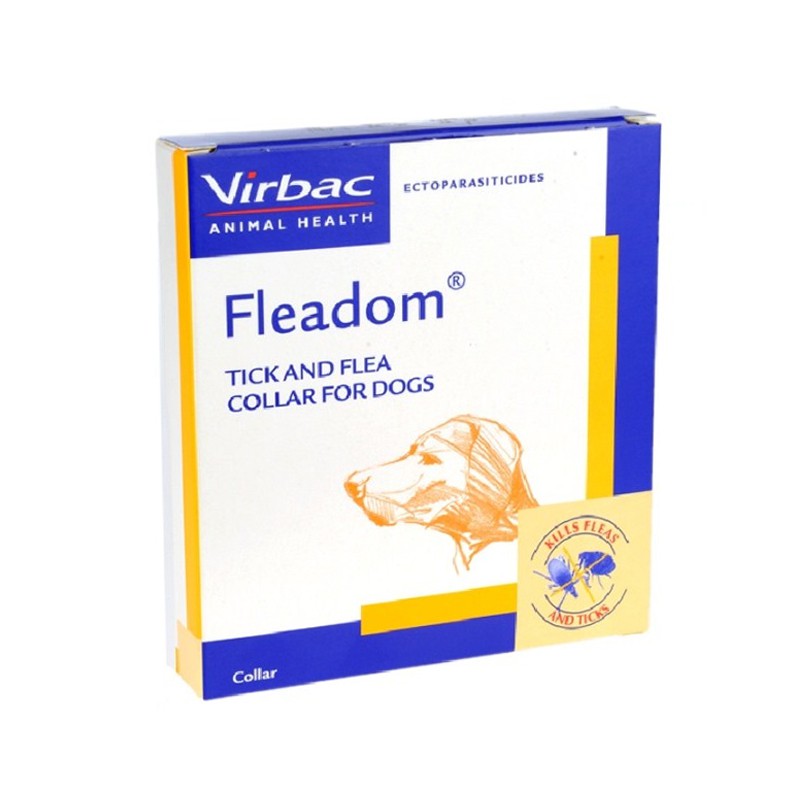 Vòng Đeo Cổ Diệt Ve Rận Chó Mèo Fleadom Virbac