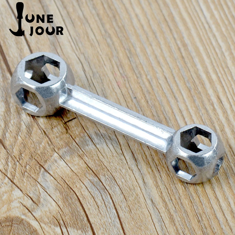 10 In 1 Wrench Mini Bicycle Repair Tool Dog Bone Hexagon Holes Cycling Spanner