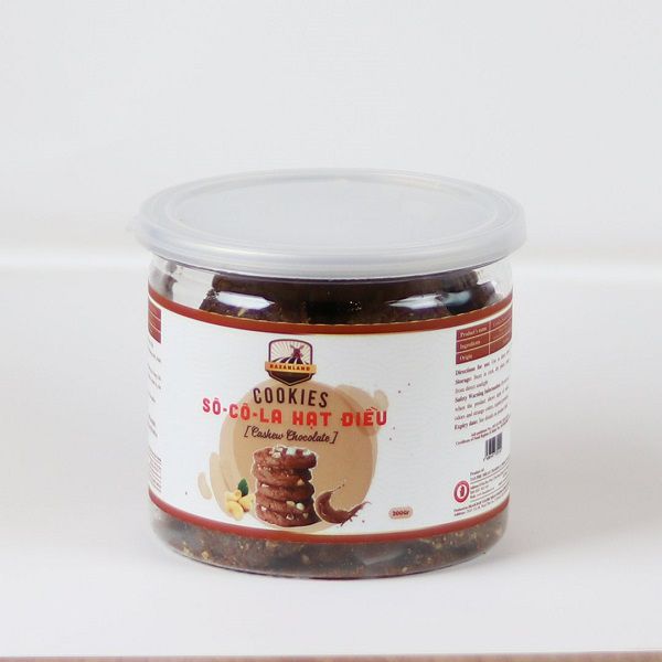 [HCM][Bánh Dinh Dưỡng]Cookies Chocolate - Hạt Điều - 200gr.