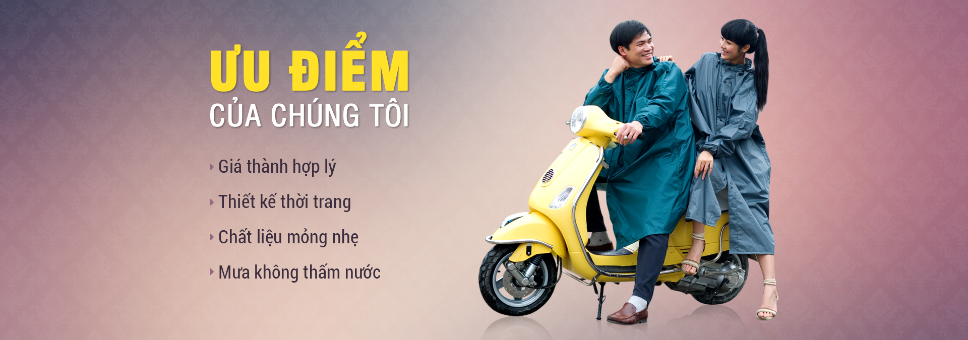 Áo Mưa Siêu Nhẹ TUMI Họa Tiết 1 Mũ