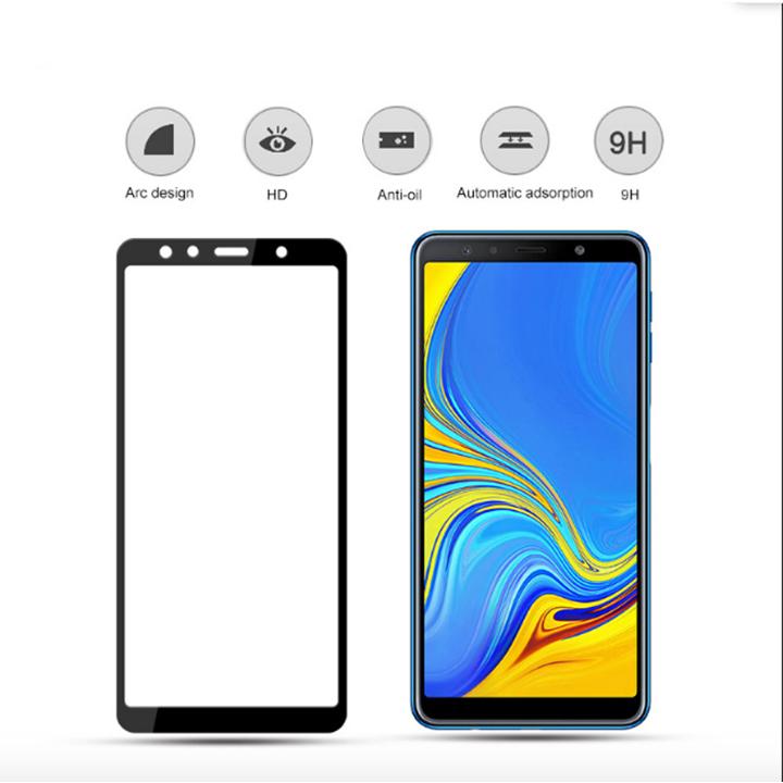 Miếng dán cường lực FULL màn hình SAMSUNG GALAXY A7 2018