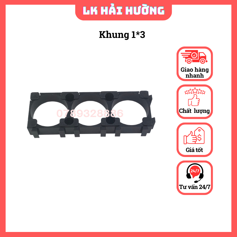 Khung Đế Cố Định Pin 21700 các loại