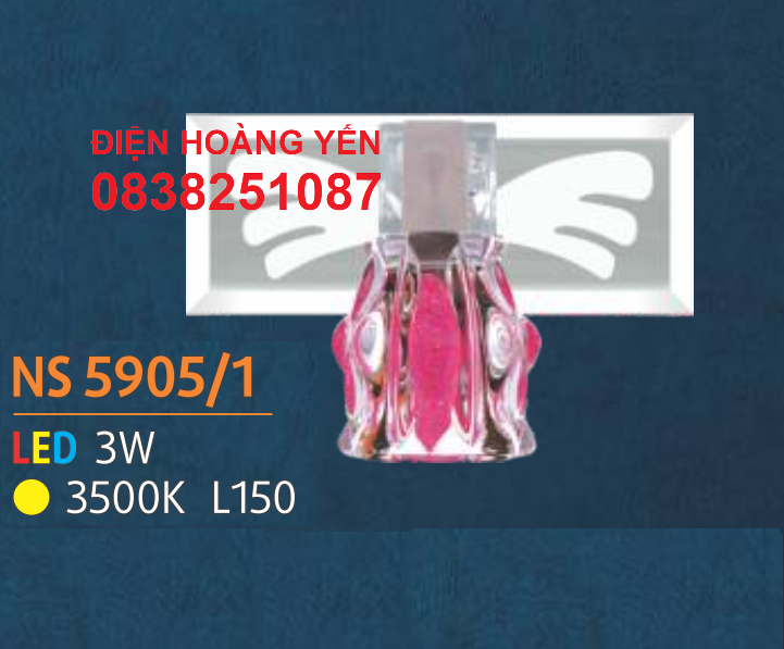 Đèn Treo Tường đèn soi tranh soi gương NS5905/1 – Phòng khách – Phòng ngủ – Cầu thang