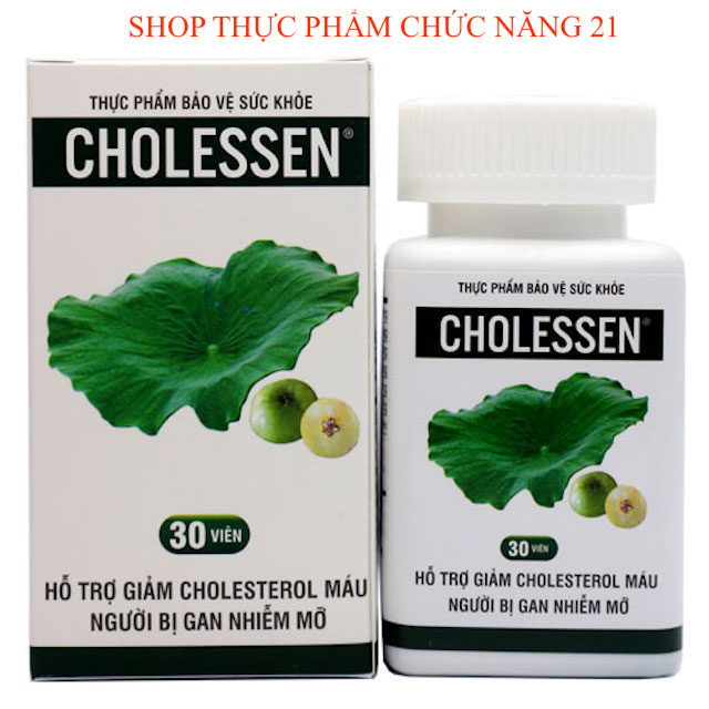 Viên uống cholessen - hỗ trợ giảm cholesterol, giảm gan nhiễm mỡ,