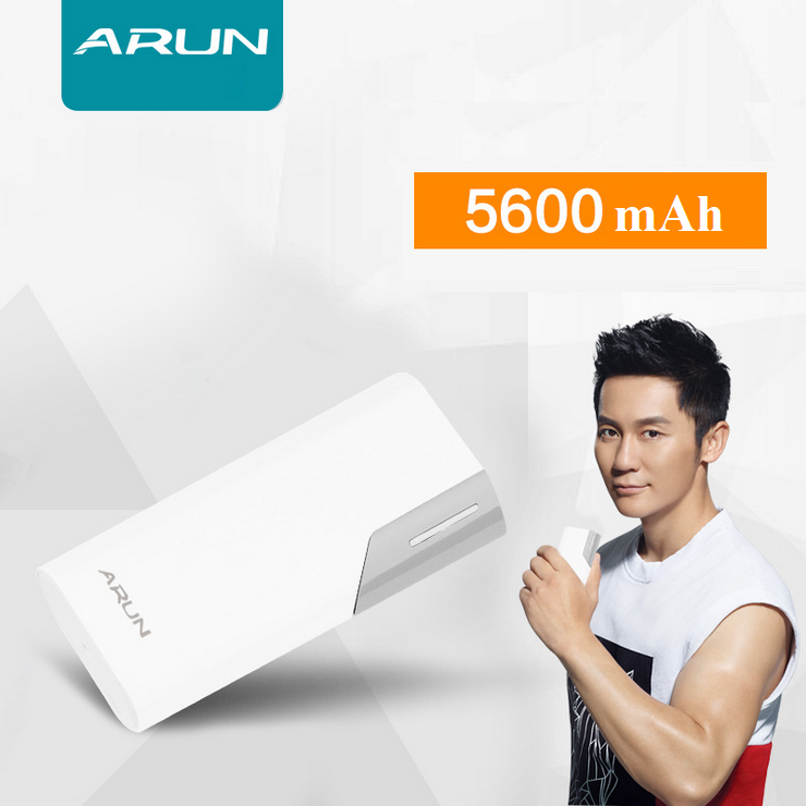 Pin Sạc Dự Phòng ARUN Y38 Dung lượng 5600 MAh Chất lượng chính hãng